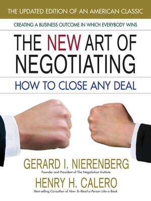 cover image of The New Art of Negotiating
